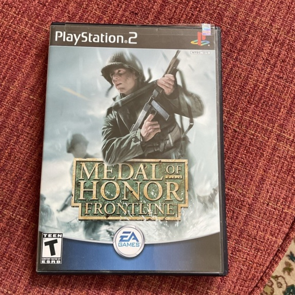 Medal of Honor: Frontline (Sony PlayStation 2, 2002) Black Label CIB‎ & Tested